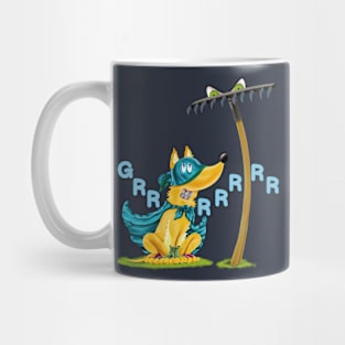 Peppe, the Super Puppy versus Cheating Rake Mug